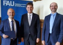 Prof. Dr. Ali Yarayan, Prof. Dr. Joachim Hornegger und Prof. Dr. Mathias Rohe