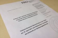 Erste Seite der Übersicht über geplante Verfassungsreform