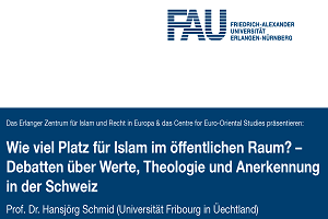 Zum Artikel "Einladung zum Vortrag: Wie viel Platz für Islam im öffentlichen Raum?"