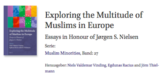 Zum Artikel "Neue Publikation von Jörn Thielmann: „Exploring the Multitude of Muslims in Europe“"