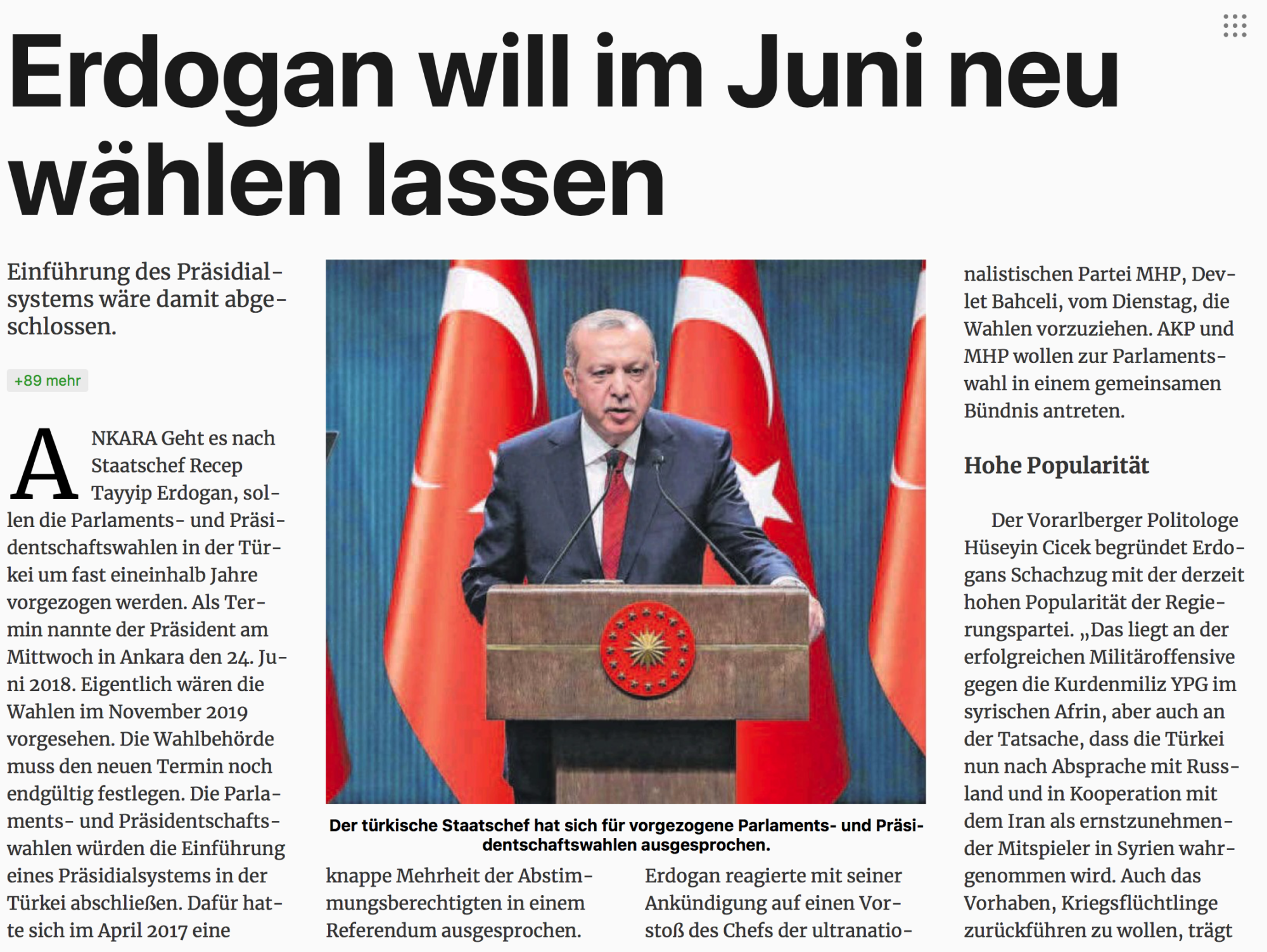 Zum Artikel "Neuwahlen in der Türkei: Einschätzungen von Hüseyin Çiçek"