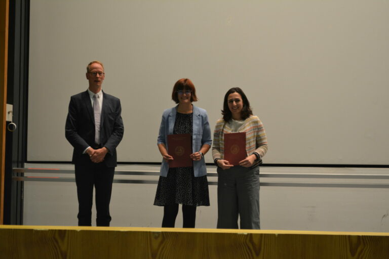 Vergabe des Margarete-Berent-Preises 2023 an Frau Luisa Weyers und Frau Dr. Stephanie Müssig